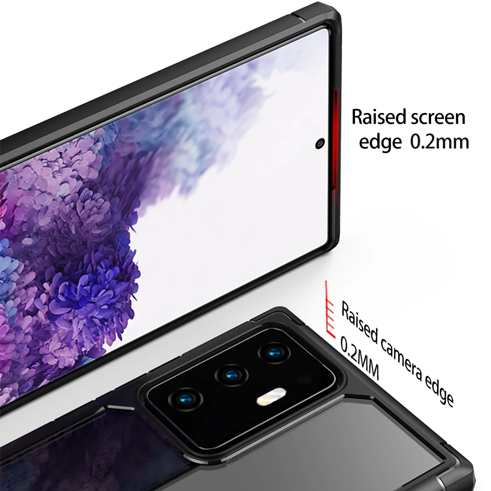 Case For Samsung Galaxy Note 20 Ultra Shockproof Phone Case For Samsung Galaxy Note 20 Anti drop Shell Transparent PC Back Cover 5