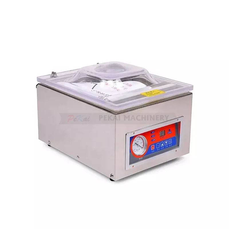 

DZ-260C Food Vacuum Packing Machine Commercial Chamber Vacuum Sealer Kitchen Meat Bag Packaging Food Saver Sealing Machine