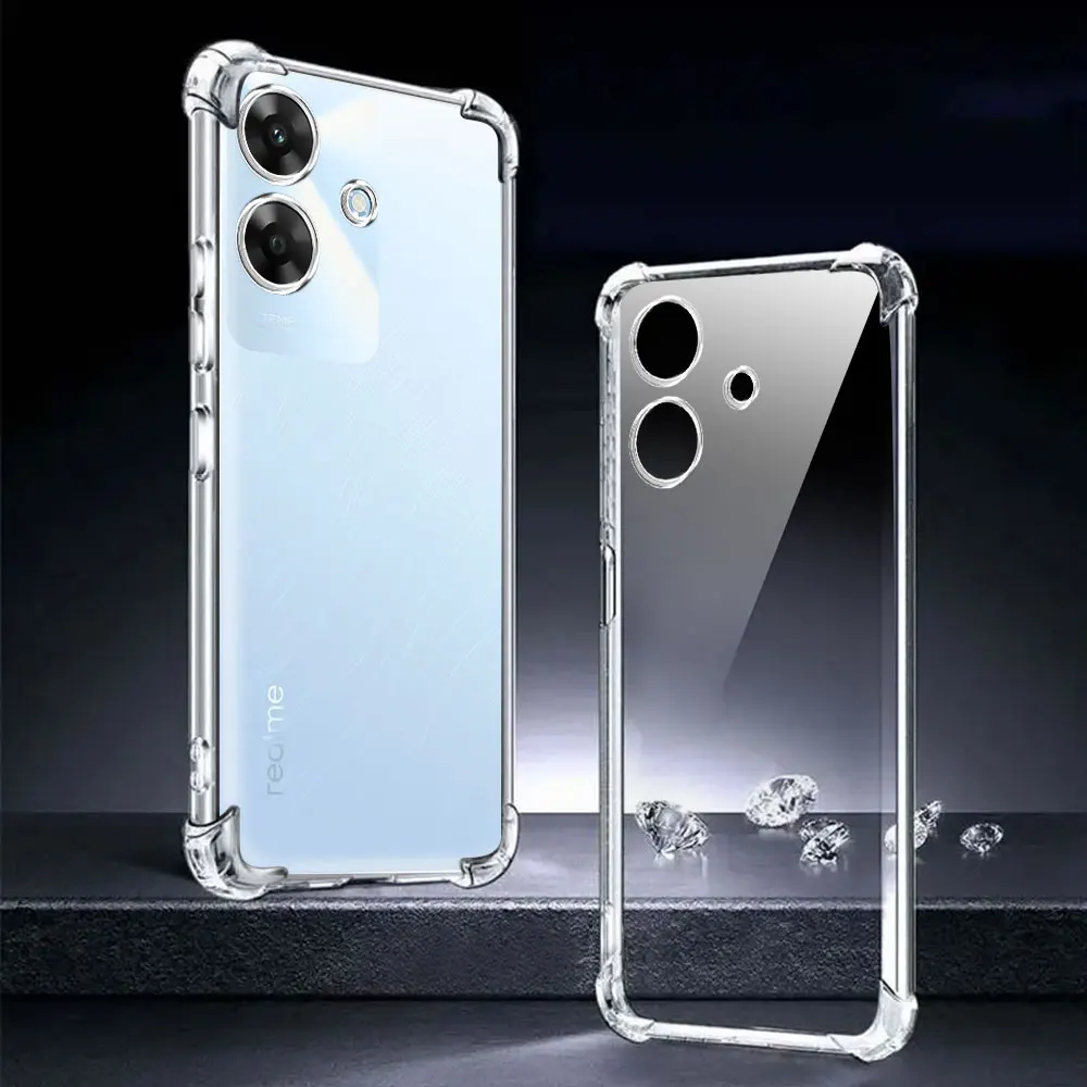 Shockproof Clear Soft Silicone Phone Case