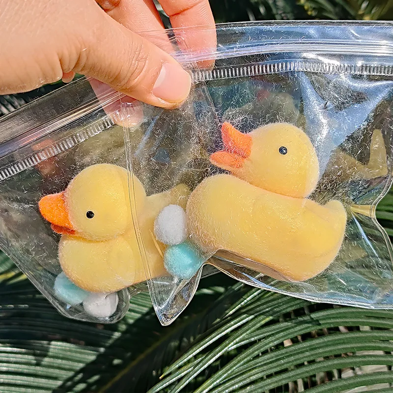 2024 Kawaii Plush Yellow Duck Stress Relief Soft Toy Mochi Taba Squishy New Fidget Toy Pinch Toy Cute Duck Girl Birthday Gift 2