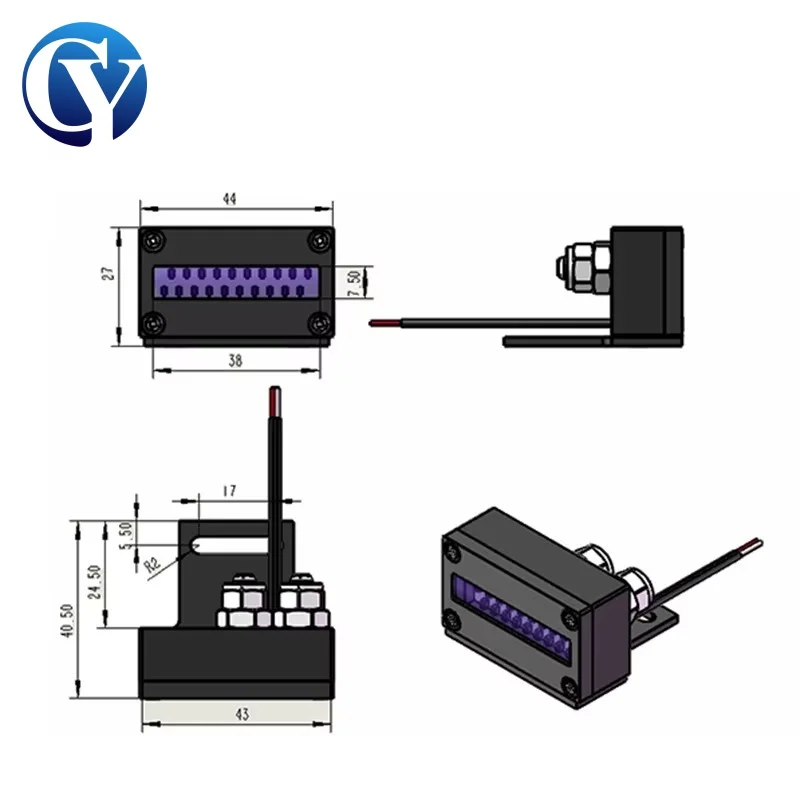 80W UV LED Curing Lamp For UV Flatbed Printer Inkjet Photo Printer LED Lamp COB Ink Curing Light