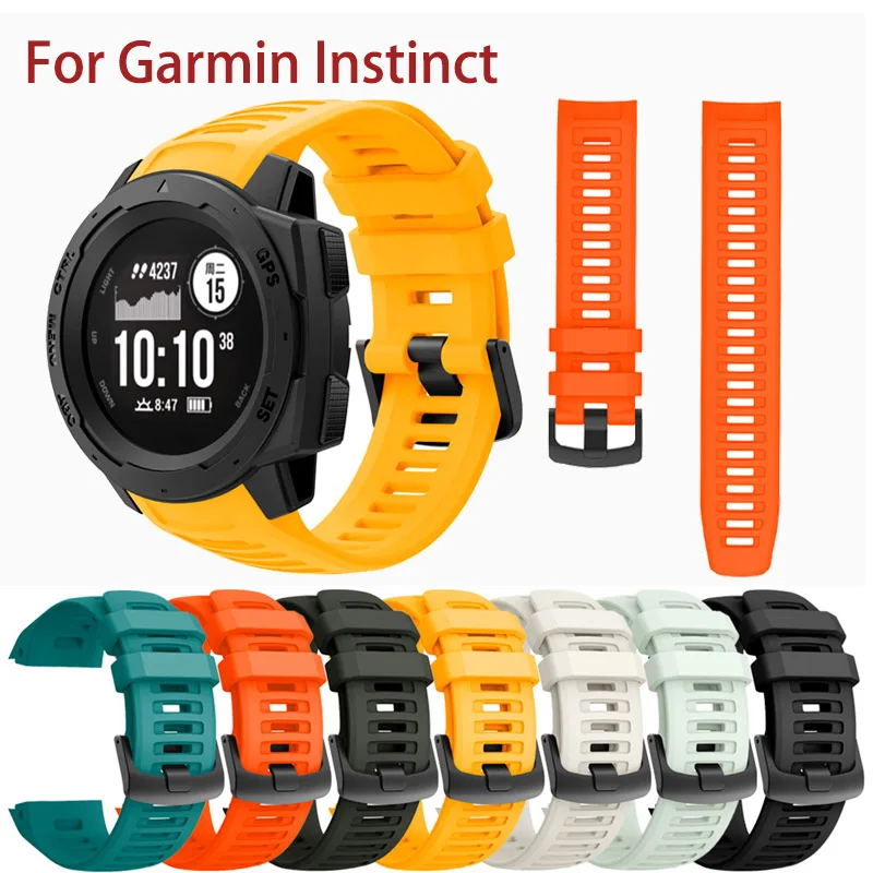 Cinturino Per Orologio Per Cinturino Garmin Instinct Band Cinturino Di Ricambio In Silicone Morbido Per Garmin Instinct 2/Accessori Solari/Tattici