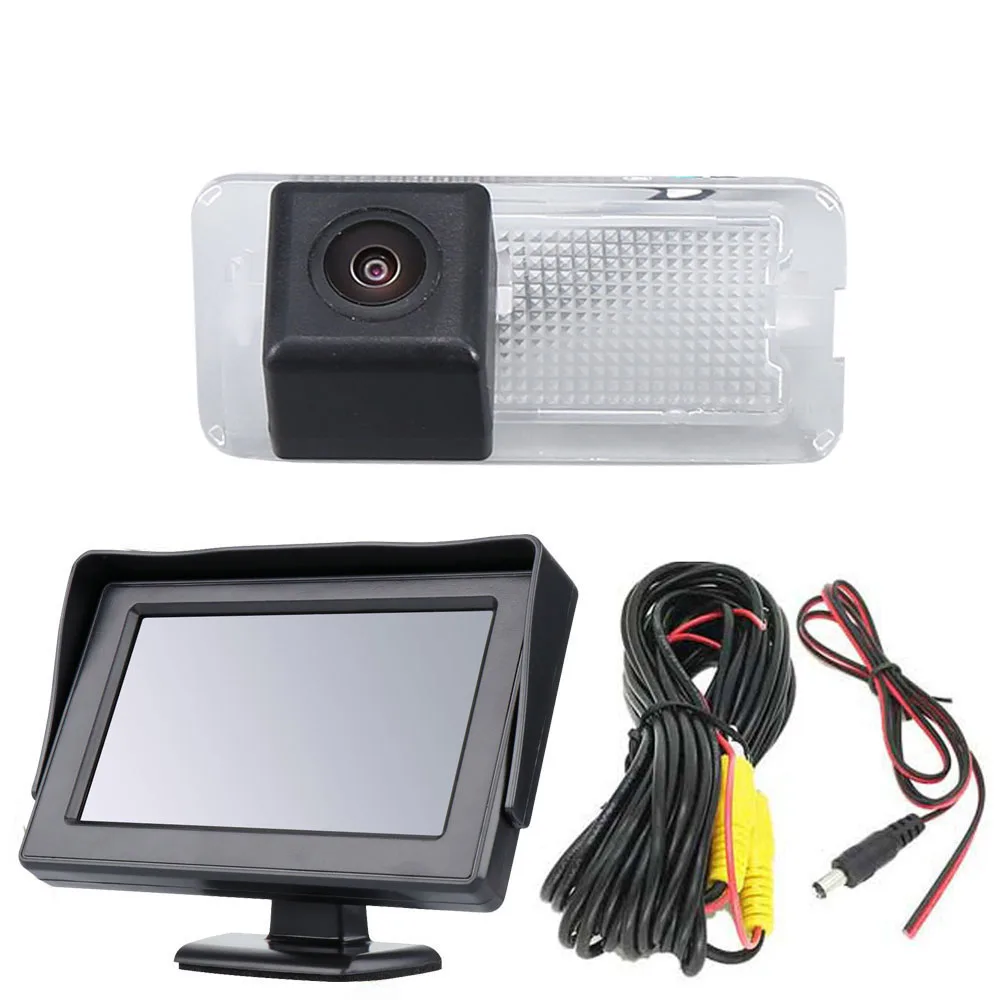 

Car reverse camera +4.3"Monitor for Fiat 500 Abarth 500C 595C 695C 312C Linea 500X 2007-2020 Convertible Electric Motor Hatch