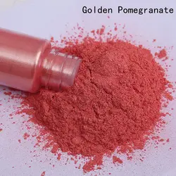 Purple Natural Mica Powder Pigments for DIY Art and Crafts - 25ml Shimmering Resin and Nail Gel Enhancer (Golden Pomegranate)
