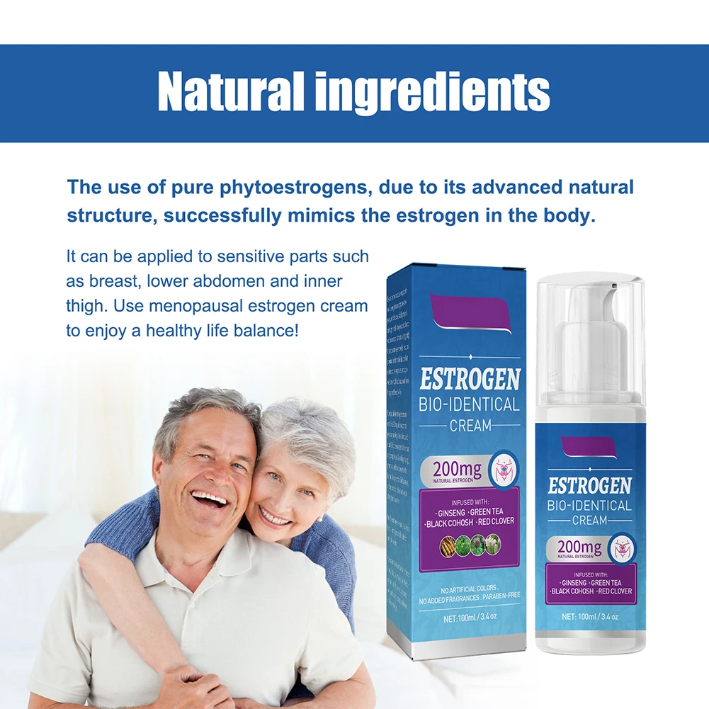 100ml Estrogen Cream for Menopause Relief Balances Hormone Levels Women Health Product