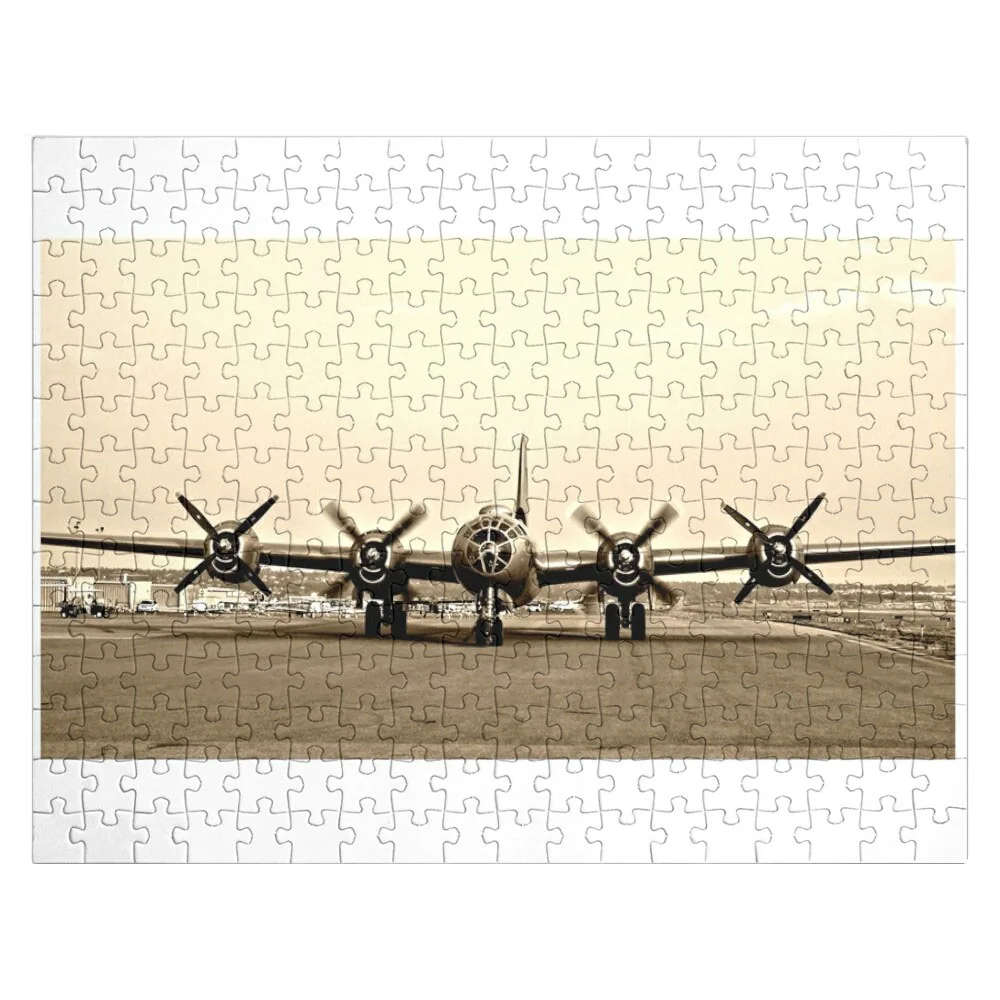 

B-29 Bomber Plane - Classic Aircraft Jigsaw Puzzle Name Puzzle Wooden Toy Baby Toy Custom Wooden Puzzle Custom Gifts