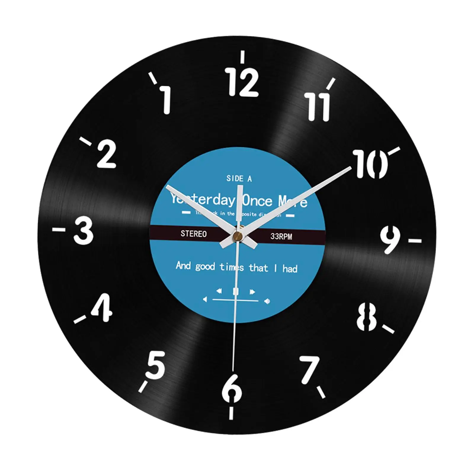 Backwards Wall Clock 12