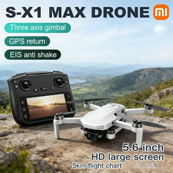Xiaomi Mijia S-X1 Drone GPS con fotocamera professionale 8K HD, gimbal a tre assi, WIFI, sistema anticollisione, quadricottero brushless, regalo giocattolo