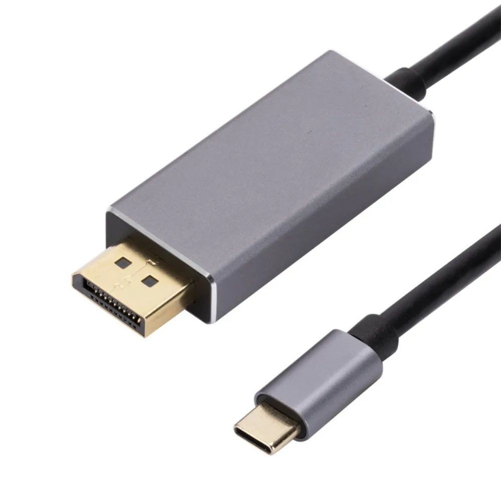 Type-c To Large DP 1.8m Type-C To Display Port Cable Conversion Wire Same Screen Cable 10Gbps 8K for Monitor/Projector/TV
