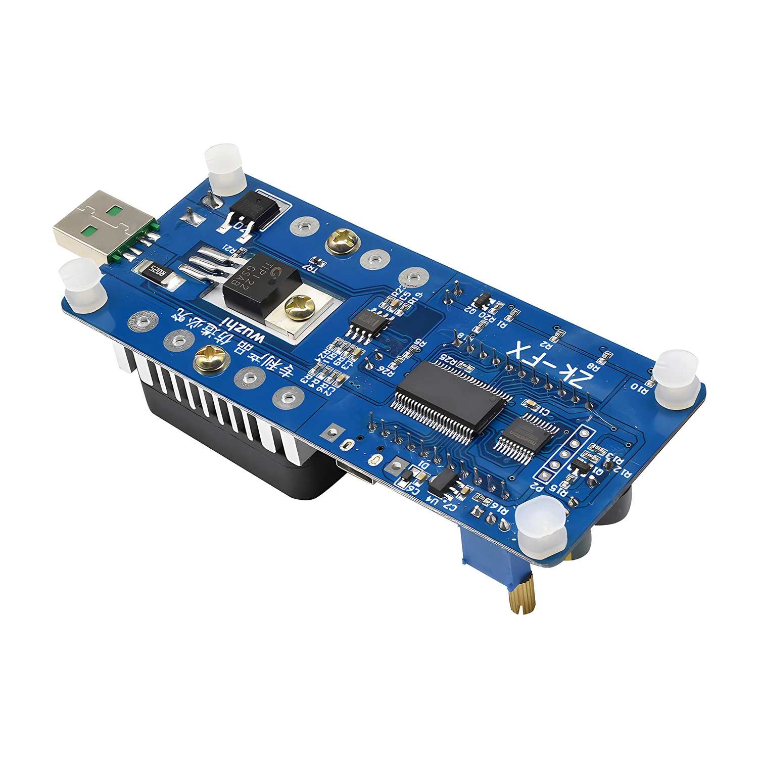 FX25/FX35 Battery Capacity Tester 4/5A Constant Current Electronic Load 25W/35W USB Digital LED Power Tester Adjustable Resistor 5