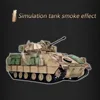 COOLBANK Model Bladeli M2A2 1/16 2.4G RC Main Battle Tank Smoke Sound Recoil Shooting LED Light Vehicles Models RTR Toys 3