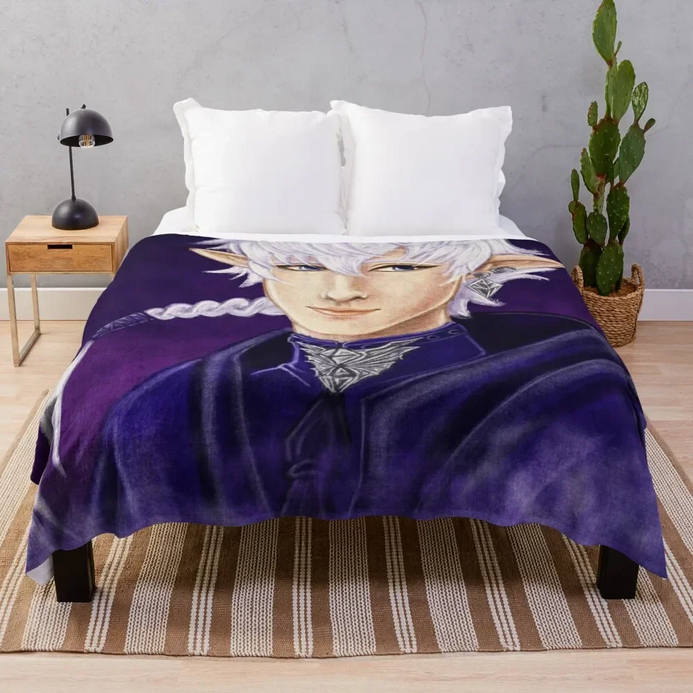 

Alphinaud Throw Blanket Luxury Throw Giant Sofa cosplay anime Blankets