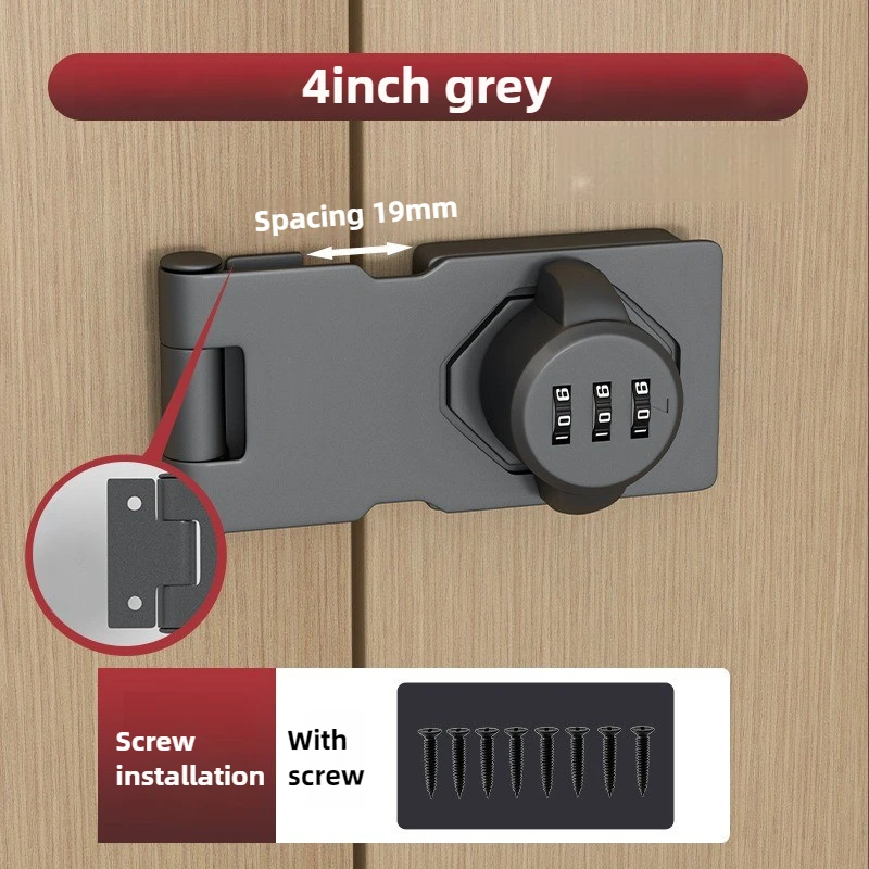 Combination Padlock Security Cam Lock Anti-Theft 1000 Group Password Drawer Cabinet 1PCS