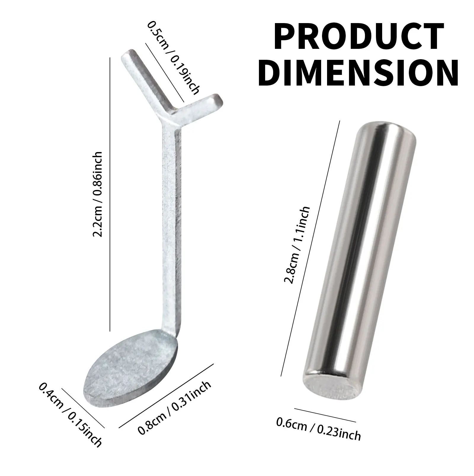 Magnetická tyčinka pro lak na nehty držená v ruce