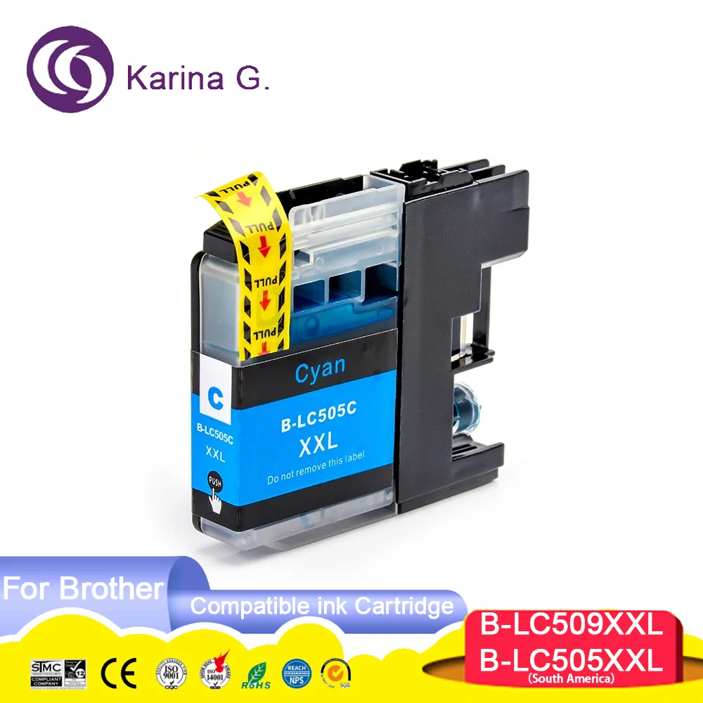 LC505 LC509 LC-505 LC509XXL 505XXL Premium Compatible Color Inkjet Ink Cartridge
