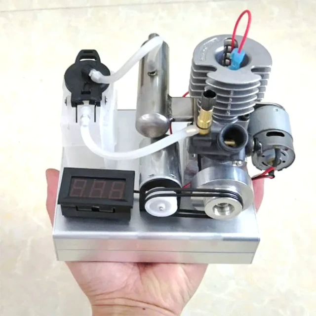 15-level Generatormethanol Gasoline Generator Model Micro Engine  Experimental Science Toy One Key Start - AliExpress