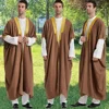 Muslim Mens Saudi Abaya Loose Islamic Arabia Dresses Turkey Thobe Jubba Traditional Dubai Bachelor Kaftan Clothing Caftan Robes