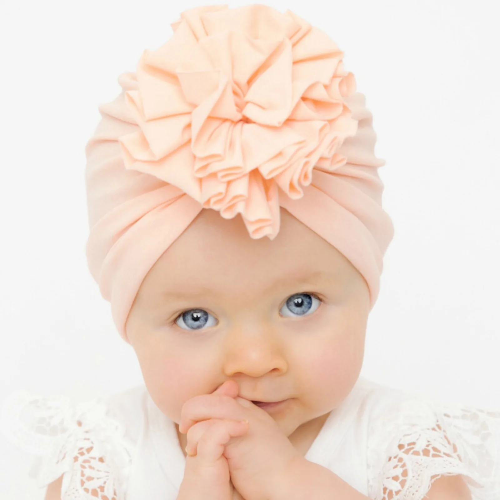 Winter Hat Toddler Boy Toddler Infant Baby Boys Girls Stretch Flowers Floral Breathable Hat Caps Headwear 3 Baby Grandma