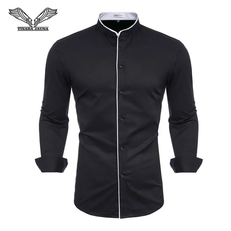 Рубашка VISADA 2022 мужская деловая с длинным рукавом