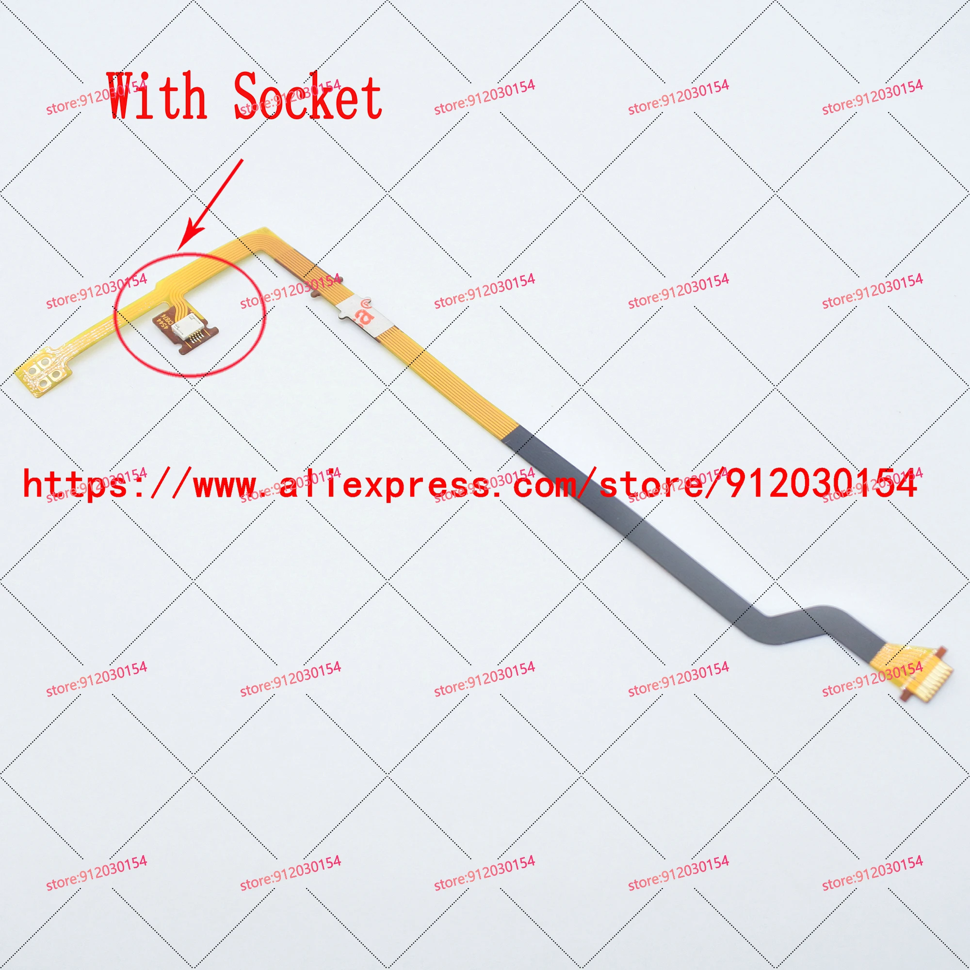 NEW Lens Motor Anti shake Flex Cable For Canon RF 24-70mm f/2.8 L IS USM 24-70 Repair Part With Socket
