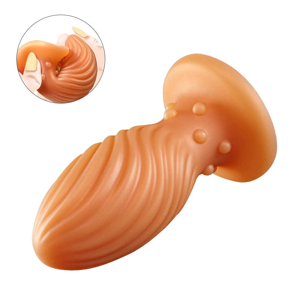 Silicone Anal Dildo Butt Plug Prostate And G Spot Stimulator Toy_voghion.com