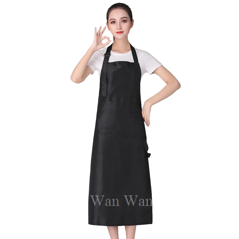 미용 앞치마, 미용실 작업복, 이발소 유니폼, 헤어 스타일리스트, 방수 안티 헤어 작업복, 길이 102cm, Y0422