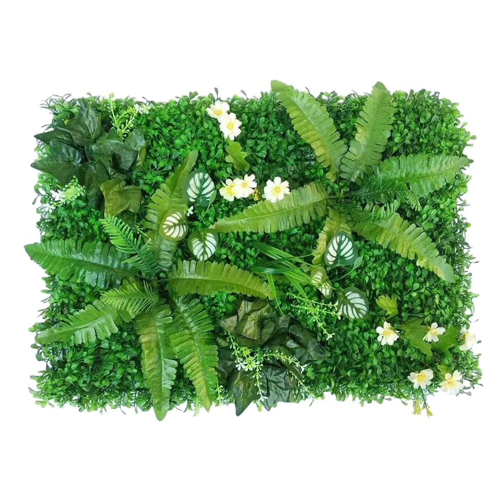 

Artificial Lawn Plants Grass Wall Backdrop Flowers Artificial Green Grass Wedding Hedge Panels Fence Greenery Walls Decor