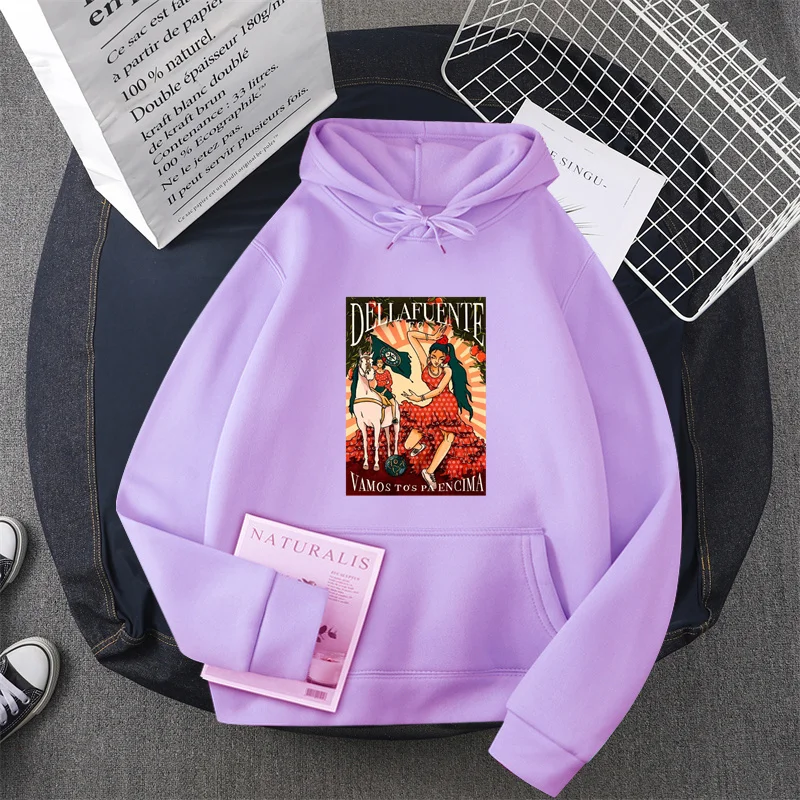 Dellafuente Fc hoodie Rap Tshirts Mens hoodie Male Cartoon Tops Kawaii Clothes Unisex Fashion Clothing