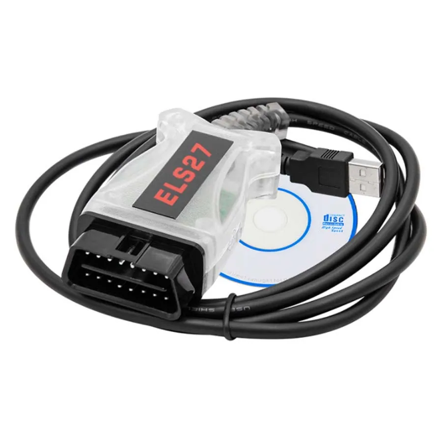OBD2 Scanner OBD Code Reader V2.3.8 ELS27 FORScan Scanner for Ford/Mazda/Lincoln/Mercury OBD2 Diagnostic Cable Green PCB PIC24HJ128GP Els27 ELM327&J2534