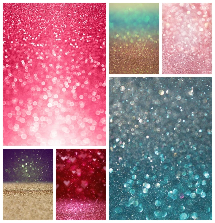 Laeacco Light Bokeh Glitters Sequins Polka Dots Dreamy Portrait Photography Backdrop Photo Background Birthday Wedding Photozone