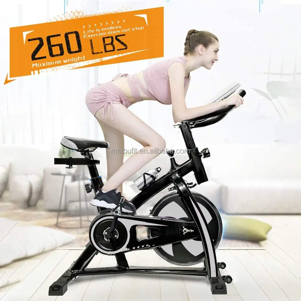 (Factory Direct Supply) MaibuFit 6~13KGS Flywheel Spin Bike Exercise Bike MB-9.1 Home Use Indoor Spinning