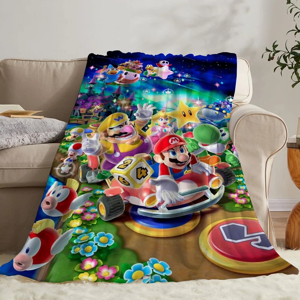 MarioS Camping Blanket 150x200 Throws Blankets for Sofa Luxury Bedding Bed Throw Blanket Fluffy Interior for Home Knitted Plaid 2