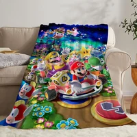MarioS Camping Blanket 150x200 Throws Blankets for Sofa Luxury Bedding Bed Throw Blanket Fluffy Interior for Home Knitted Plaid 2