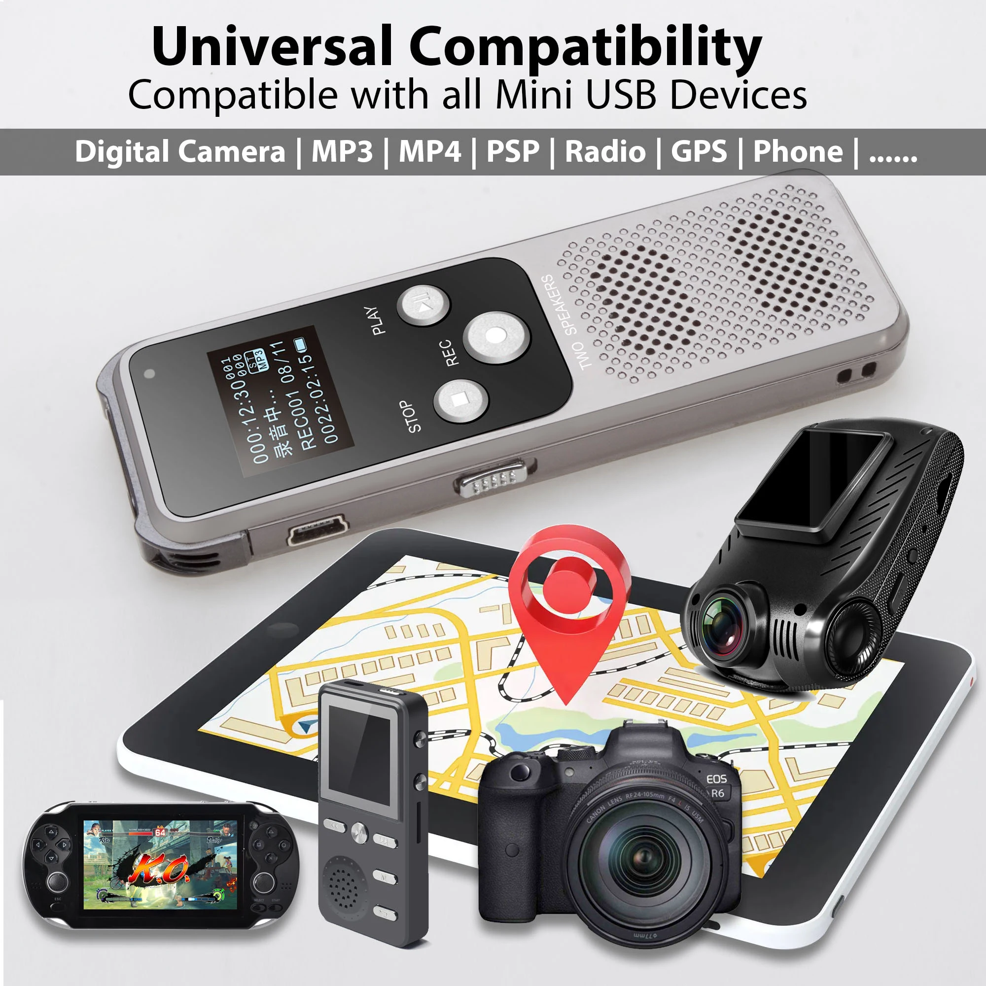 USB صغير لنوع C كابل ، شحن الحبل للتحكم PS3 ، MP4...