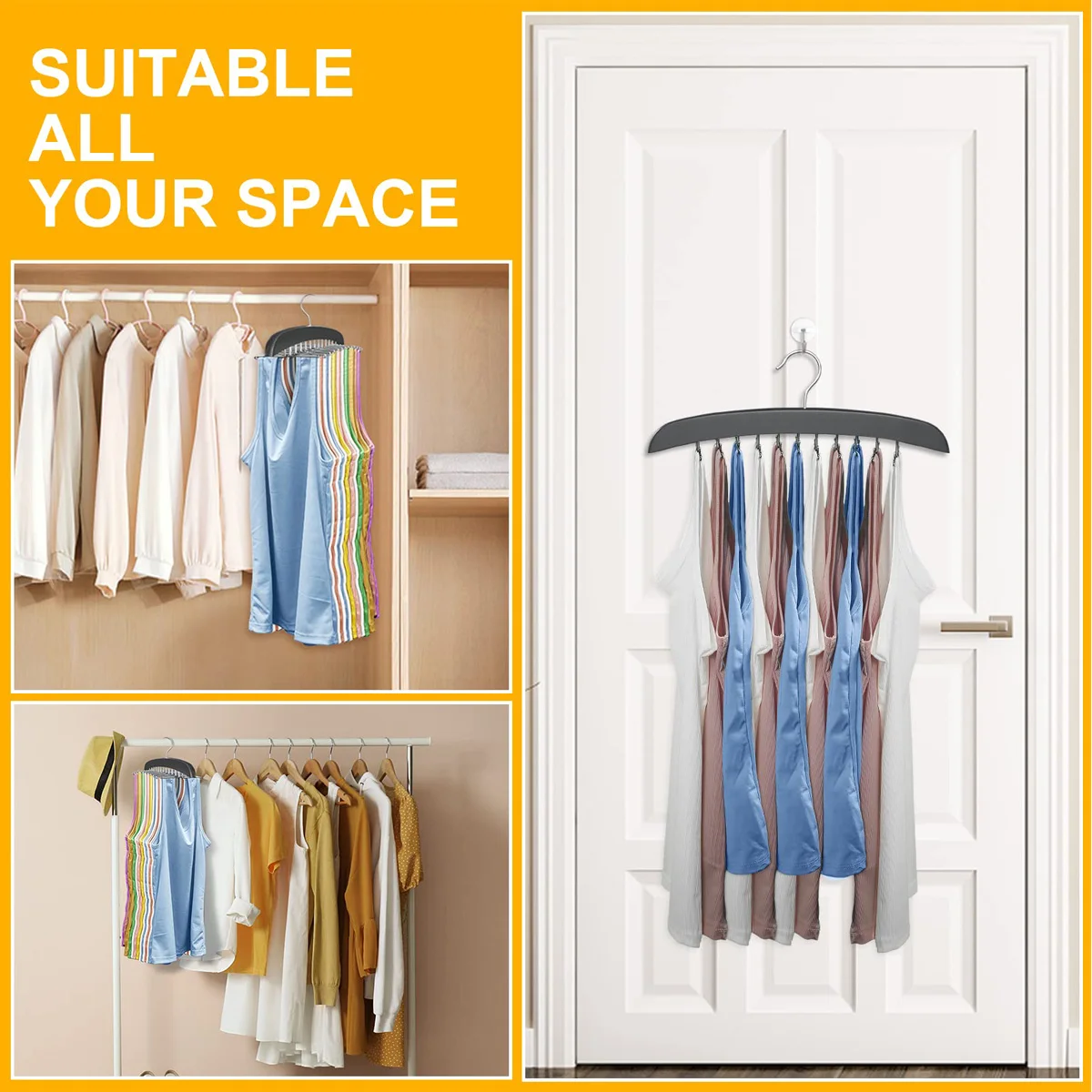 BH Organizer & Kleiderbügel Halter - Aufbewahrung Für BHs & Tanktops