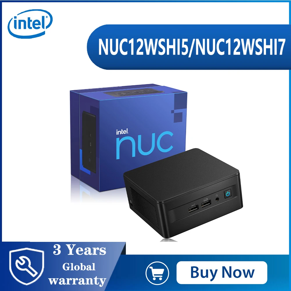 Mini Pc Computer IntelNUC 12WSHi5/NUC12WSHi7 Mini Computer Design Win11