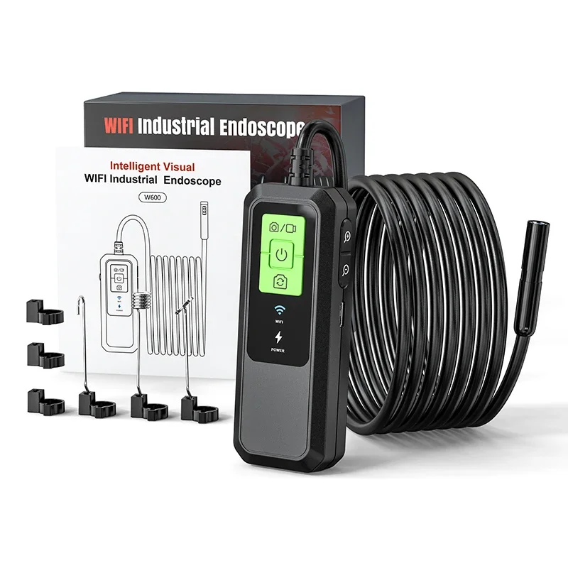 New Update 1440P HD Endoscope Camera 7.9mm 10M Length Rigid Endoscope Wifi Camera For Mobile