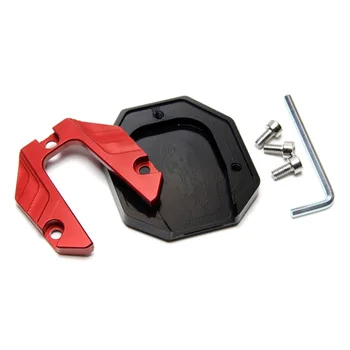 موسع مسند دراجة نارية ، ملحق حامل جانبي للقدم ، وسادة قدم ، لوحة دعم ، مانع للانزلاق ، ملحقات قاعدة موسعة 4