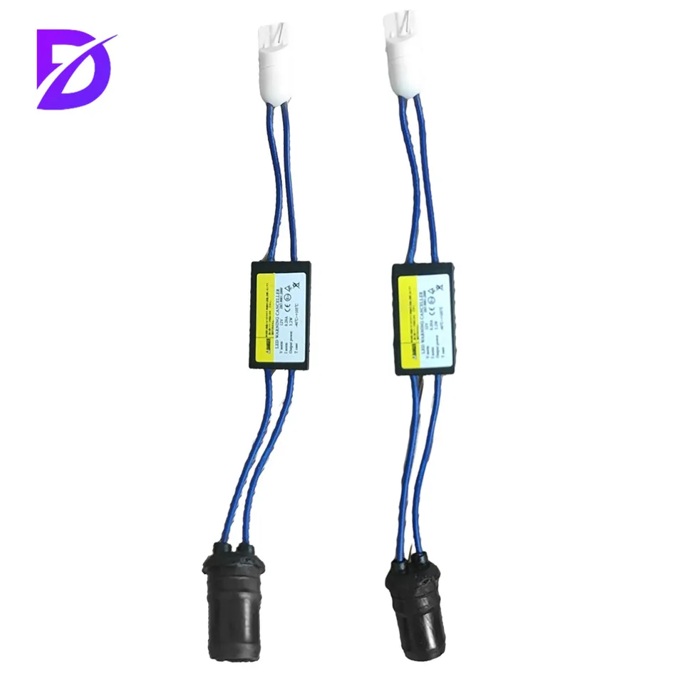 Décodeur LED 1 Paire H1 H3 Canbus LED Phare Décodeur Dispositif Anti
