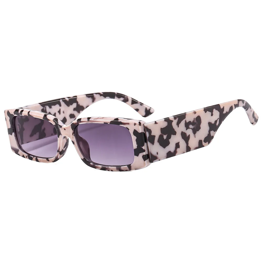 

2023 New Vintage Rectangle Sunglasses Women Men Fashion Square Shades Eyewear Trendy Retro Brand Design UV400 Sun Glasses