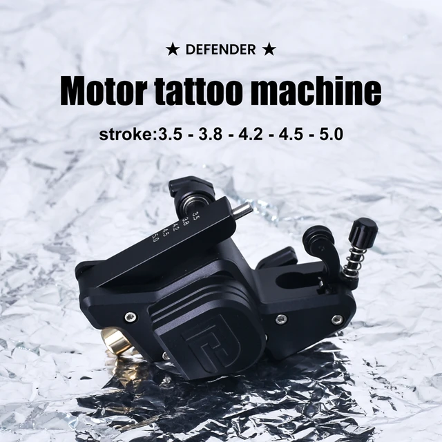 Professional Tattoo Machine Rotating Tattoo Machine 3.5-5mm Adjustable Stroke Tattoo Gun HYlab Tattoo Supply
