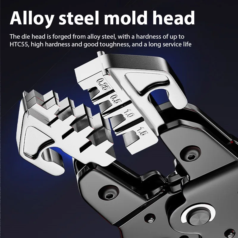 DuPont Terminals Crimp Pliers Barrel Crimping Tools SN-58B 24-16 AWG /0.25-1.5mm² Ratcheting Crimper