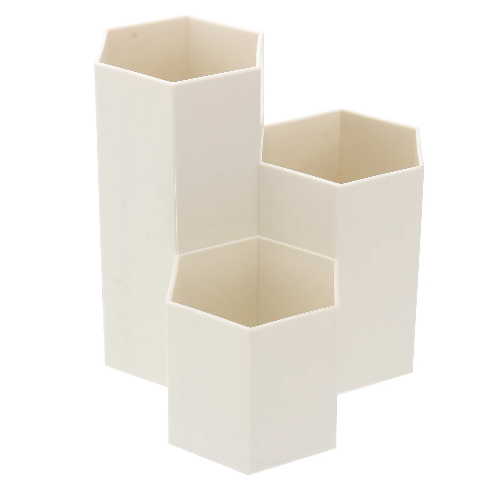 

Slot Creative Stationery Hexagonal Pen Container Desk Pencil Container Pencil School Supplies Hexagon Pencil Holder Pencil