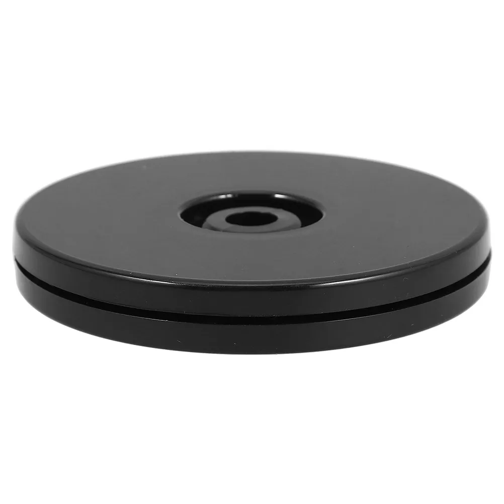 블랙 150mm 회전 디스플레이 스탠드 360도 회전 테이블 턴테이블 베이스, 식당 메뉴 프레젠테이션, 향신료 등에 이상적