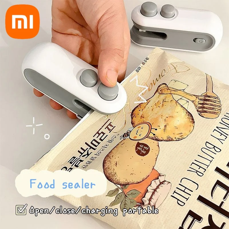 Xiaomi Mini Bag Sealer Portable Plastic Food Heat Sealer