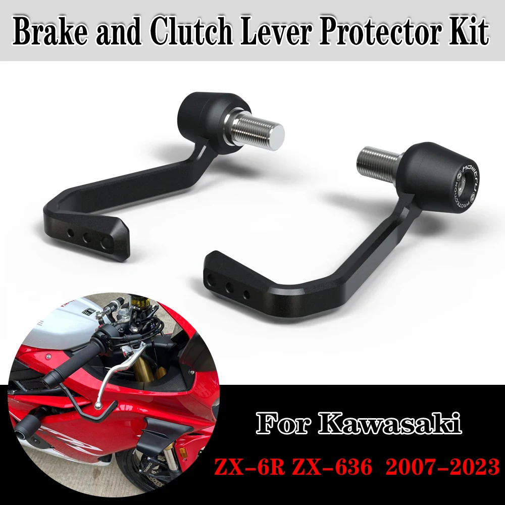 

Motorcycle Brake and Clutch Lever Protector Kit For Kawasaki ZX-6R 636 2007-2023