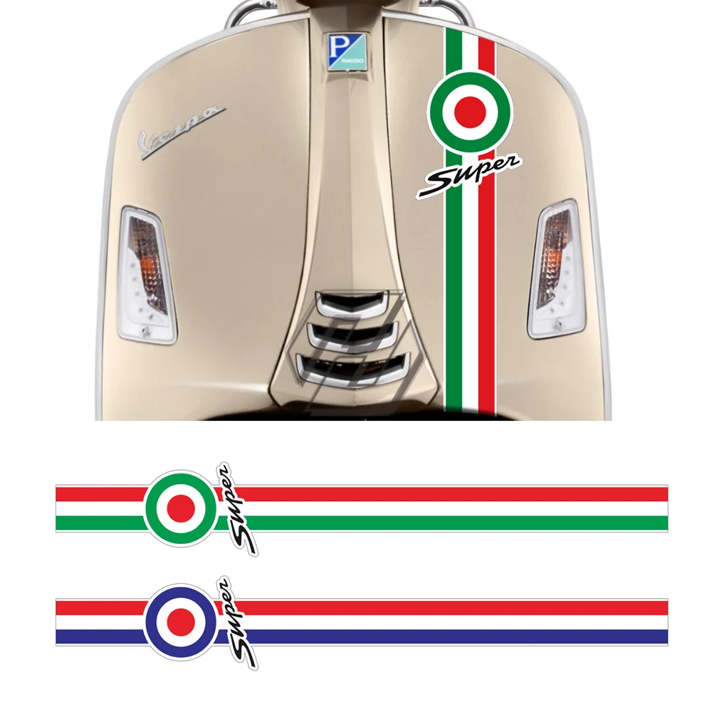 

For Piaggio Vespa LXV GTS GTV PX 50 125 150 250 300 Super Sport Motorcycle Reflective Decal