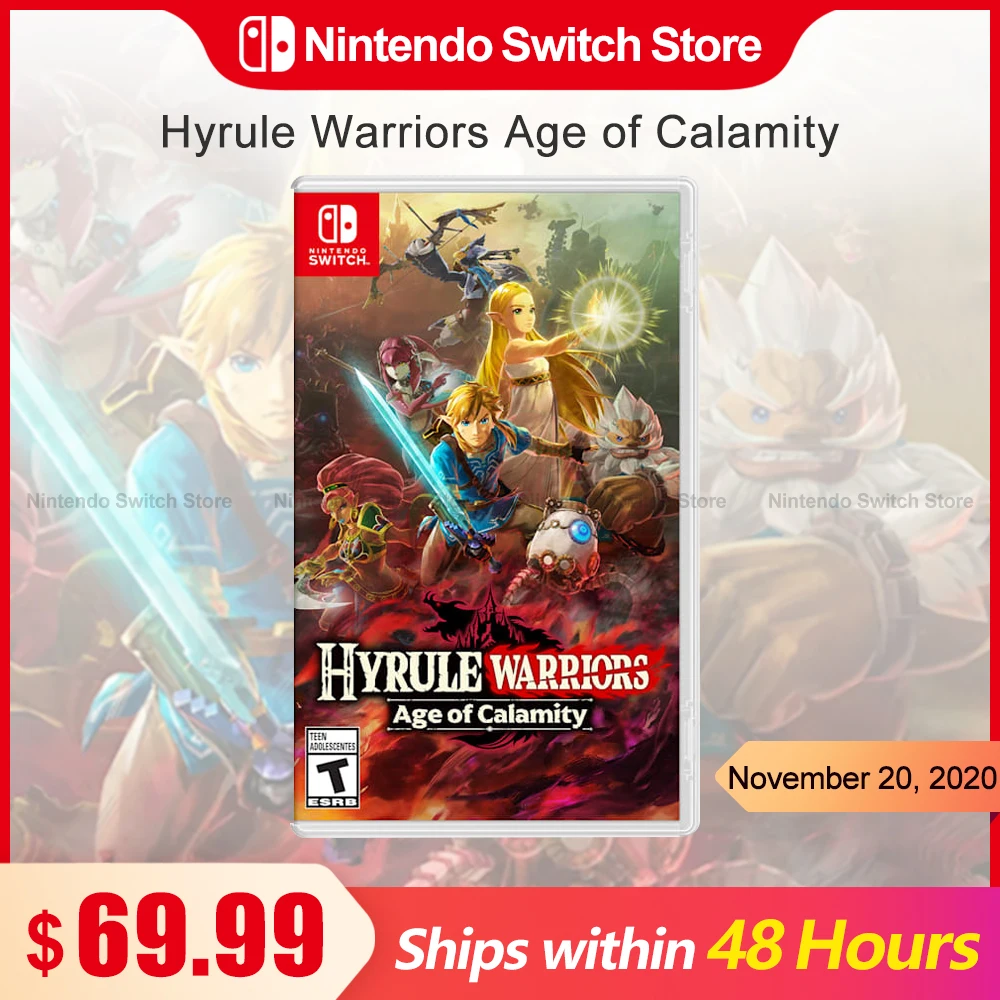 Hyrule Warriors : Age Of Calamity Nintendo Switch Game Deals 100% Scheda Di Gioco Fisica Originale Per Console Di Gioco Nintendo Switch