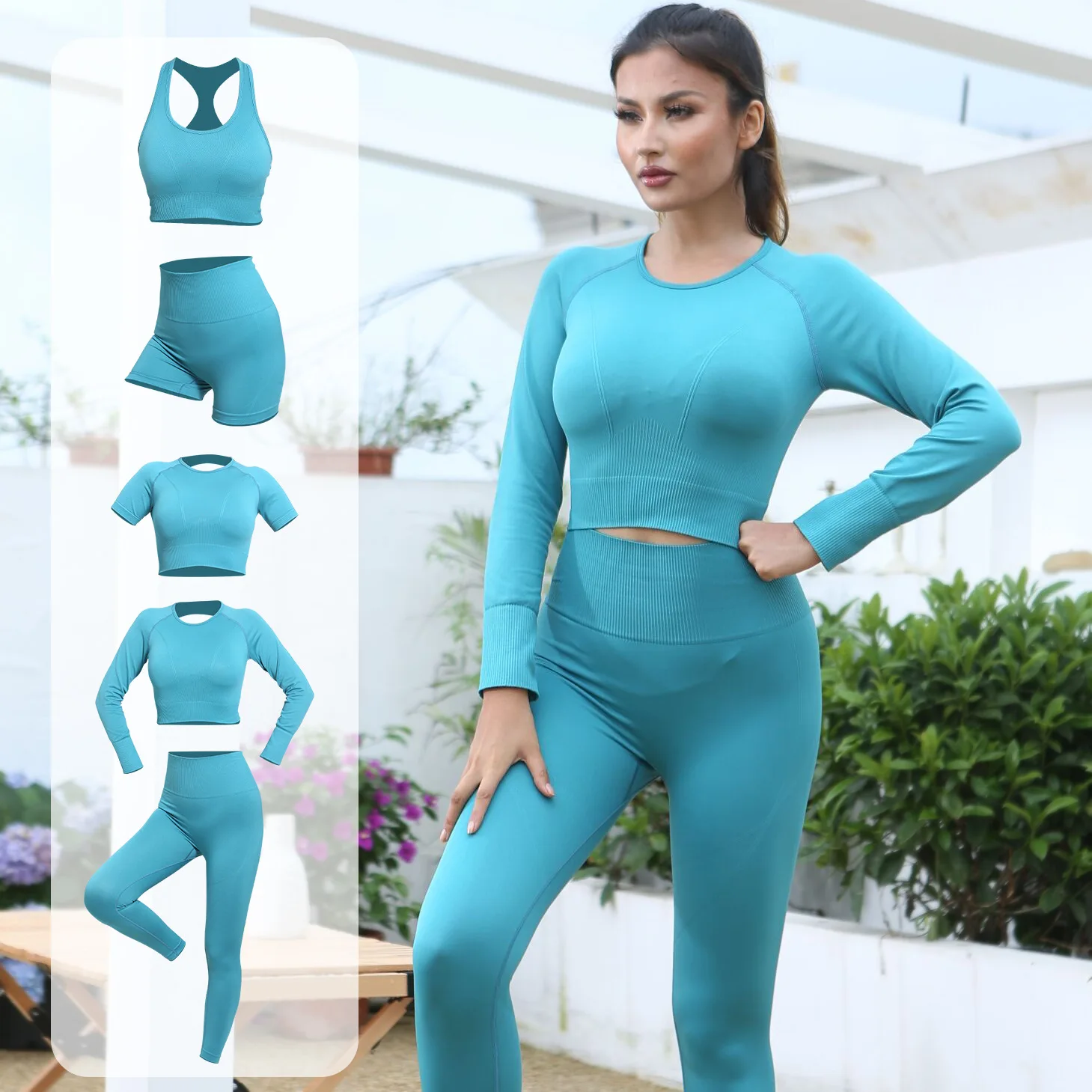 2022AutumnWomanSportsFitnessfemaleclothesoutfitsyogashorts