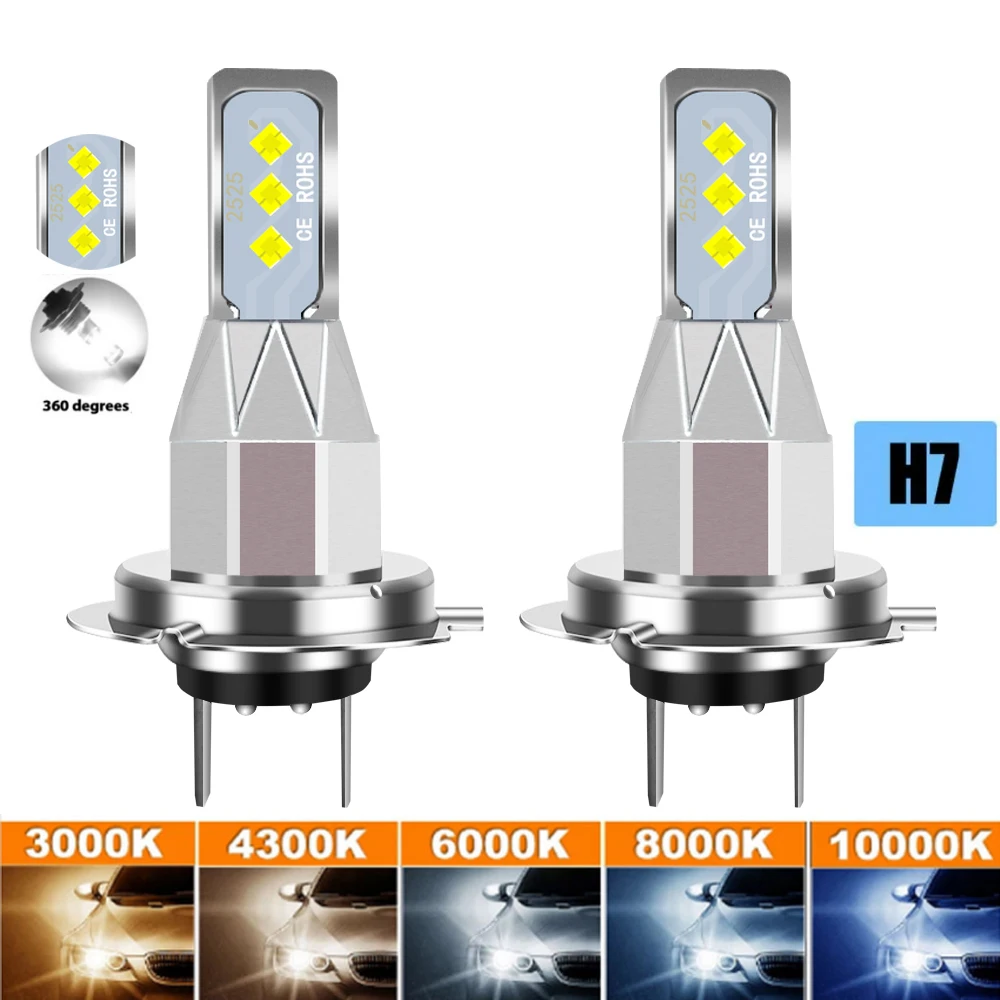

2 шт., Автомобильные противотуманные лампы H1 H8 H9 H11 9005 9006 6000